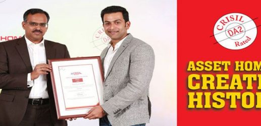 A New Award,CRISIL DA2 rating for Asset Homes Builders