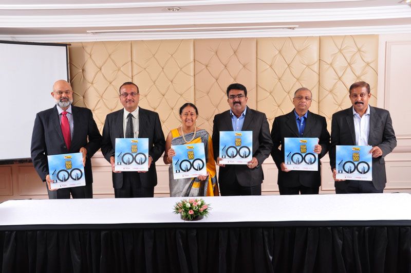 Asset Homes Advisory Board Members releasing the Top 100 Project Coffee Table Book @ Vivanta by Taj