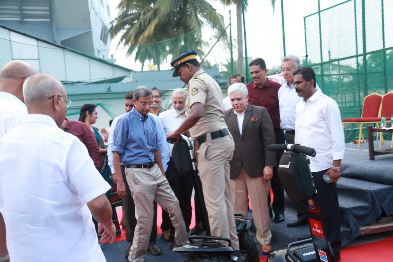 Freego scooters were handed over to the city police by Asset Homes