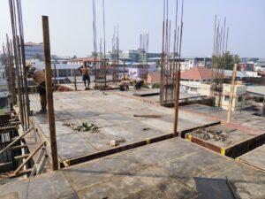 Third floor shuttering works