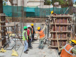 column C43 RCC work