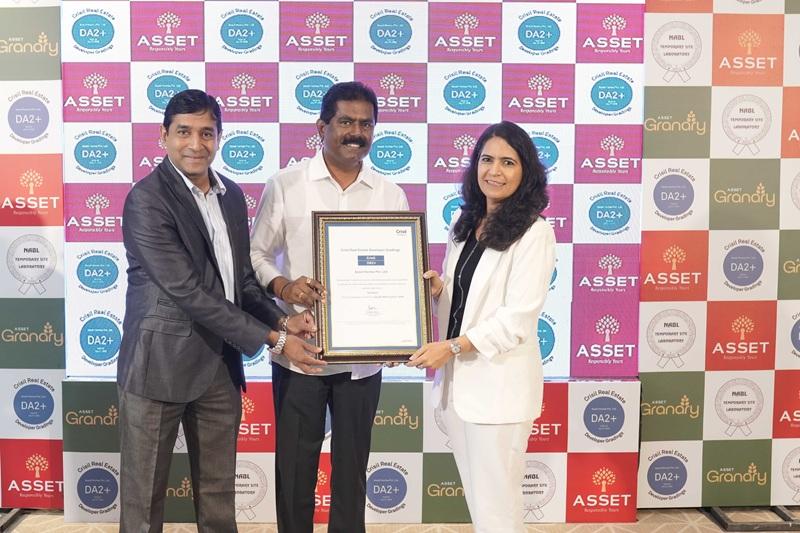Asset Homes Retains CRISIL DA2+ Rating for the 5th Consecutive Year