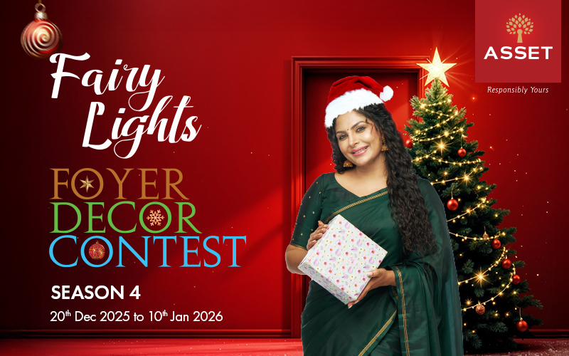 Asset Homes Announces ‘Fairy Lights – Foyer Decor Contest Season 4’ for Christmas and New Year