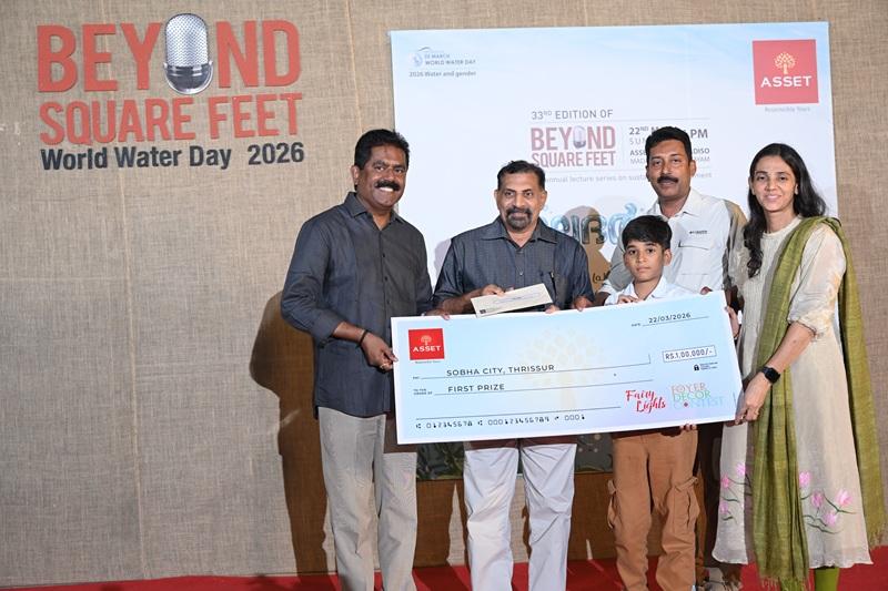 Asset Homes Fairy Lights Decoration Contest: First Place for Thrissur Sobha City