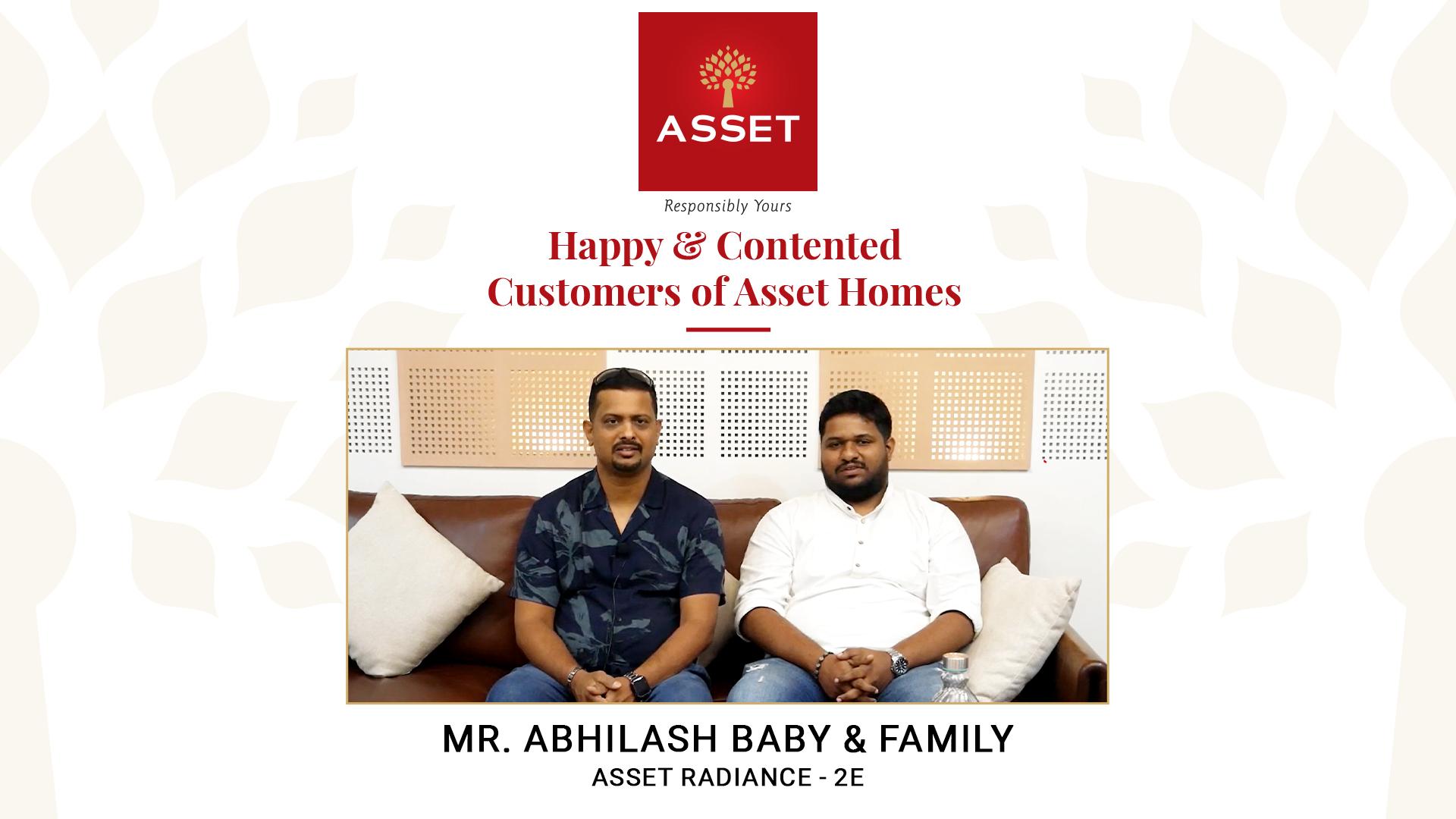 Mr. Abhilash Baby & Family – Asset Radiance – 2E